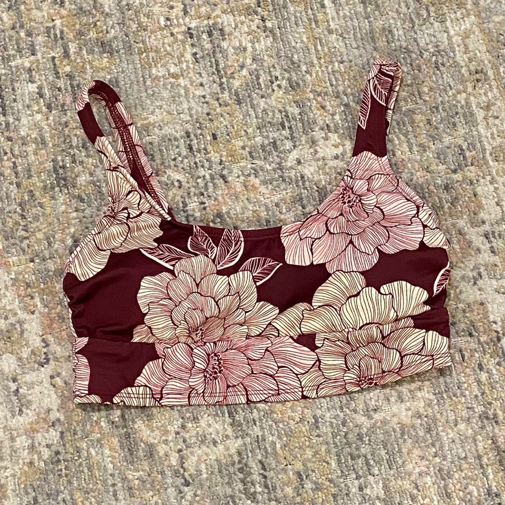 All in Motion Floral Bathing Suit Top